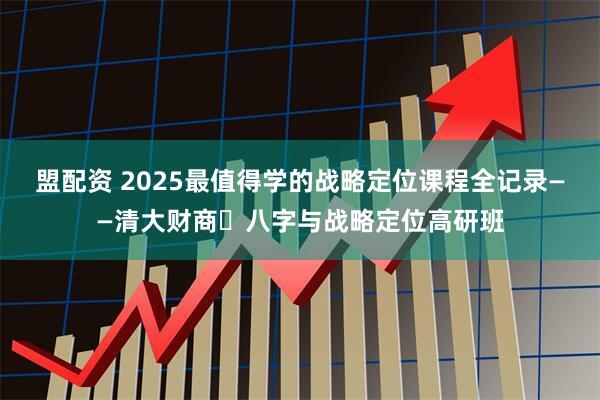 盟配资 2025最值得学的战略定位课程全记录——清大财商・八字与战略定位高研班